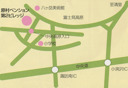 ペンション ドン・キ・ホーテの地図画像
