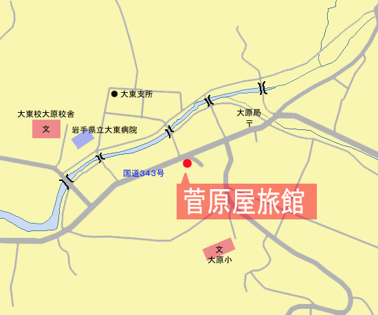 菅原屋旅館 地図