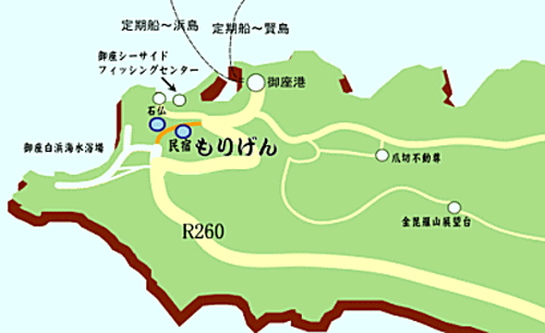 民宿 森源の地図画像