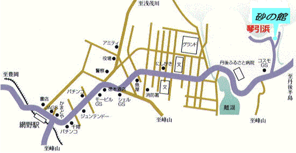 民宿 砂の館の地図画像