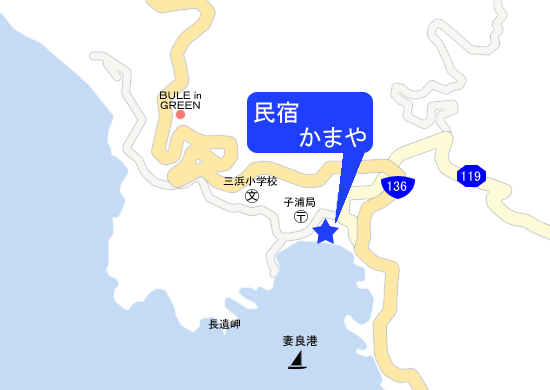 海鮮の宿 かまや＜静岡県＞の地図画像