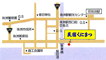 民宿 くにまつの地図画像