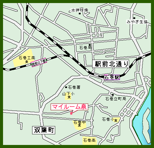 地図：ホテルフロンティア