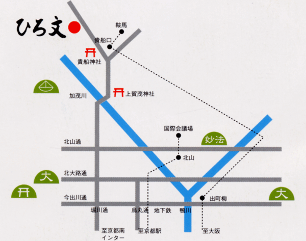 料理旅館 ひろ文の地図画像