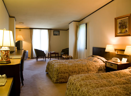 穂高荘　山のホテルの客室の写真