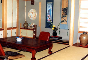 かにと日本海の幸　弓月の客室の写真