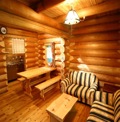 ログコテージ茶臼の森の客室の写真