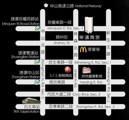 ホテル センス 伸適商旅 Hotel Sense 施設提供地図 楽天トラベル