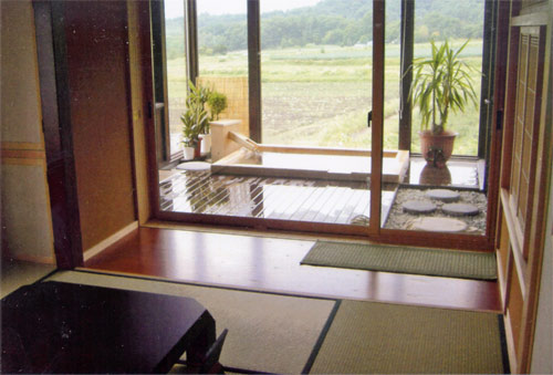 客室露天のある宿高原の丘ル・マルシェの客室の写真