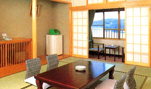 気仙沼大島　旅館　椿荘花月の客室の写真