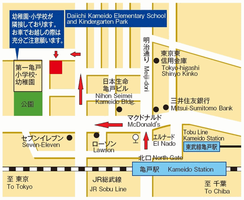 スーパーホテル東京・亀戸 地図