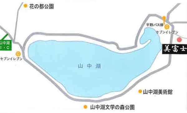 地図：ホテル美富士