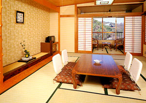 信貴山観光ホテルの客室の写真