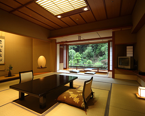 山口県　長門湯本温泉　大谷山荘の客室の写真