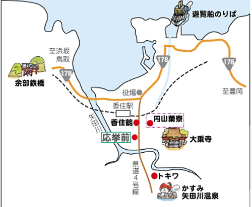 料理民宿 応挙前の地図画像
