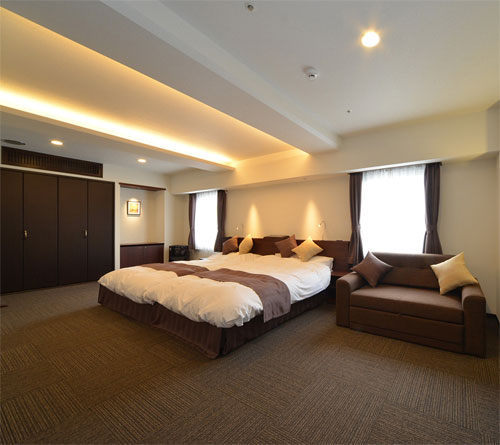 ホテルとざんコンフォート大雄山の客室の写真