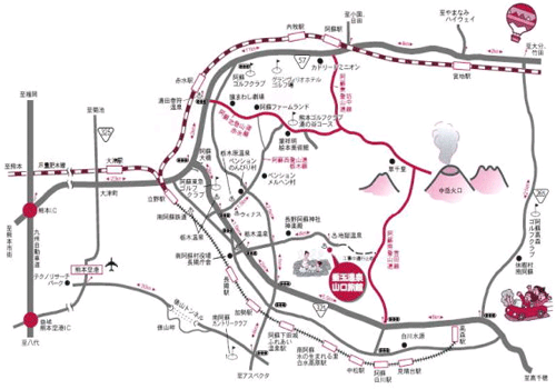 垂玉温泉　山口旅館 地図