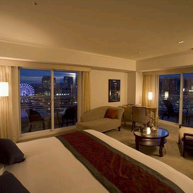神戸メリケンパークオリエンタルホテルの客室の写真