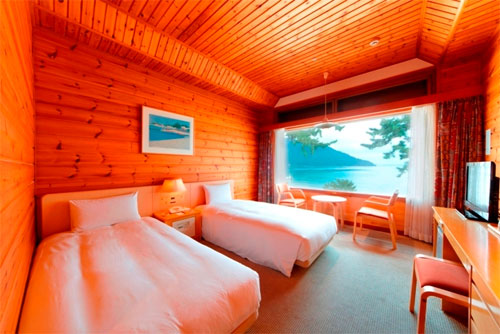 奥琵琶湖マキノグランドパークホテルの客室の写真