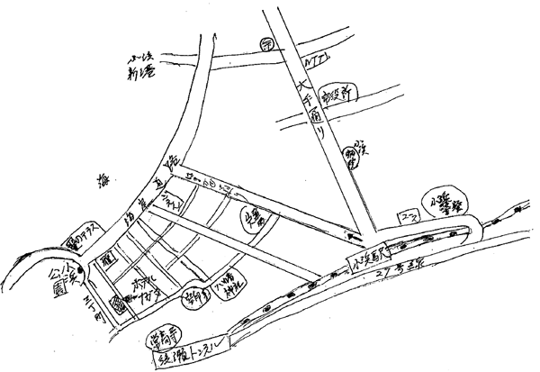ホテル ナガタの地図画像