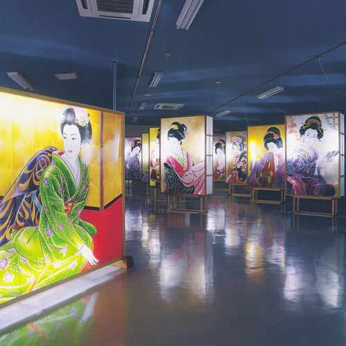 湯沢市市民プラザ 七夕絵どうろう展示 (c)あきたファン・ドッと・コム