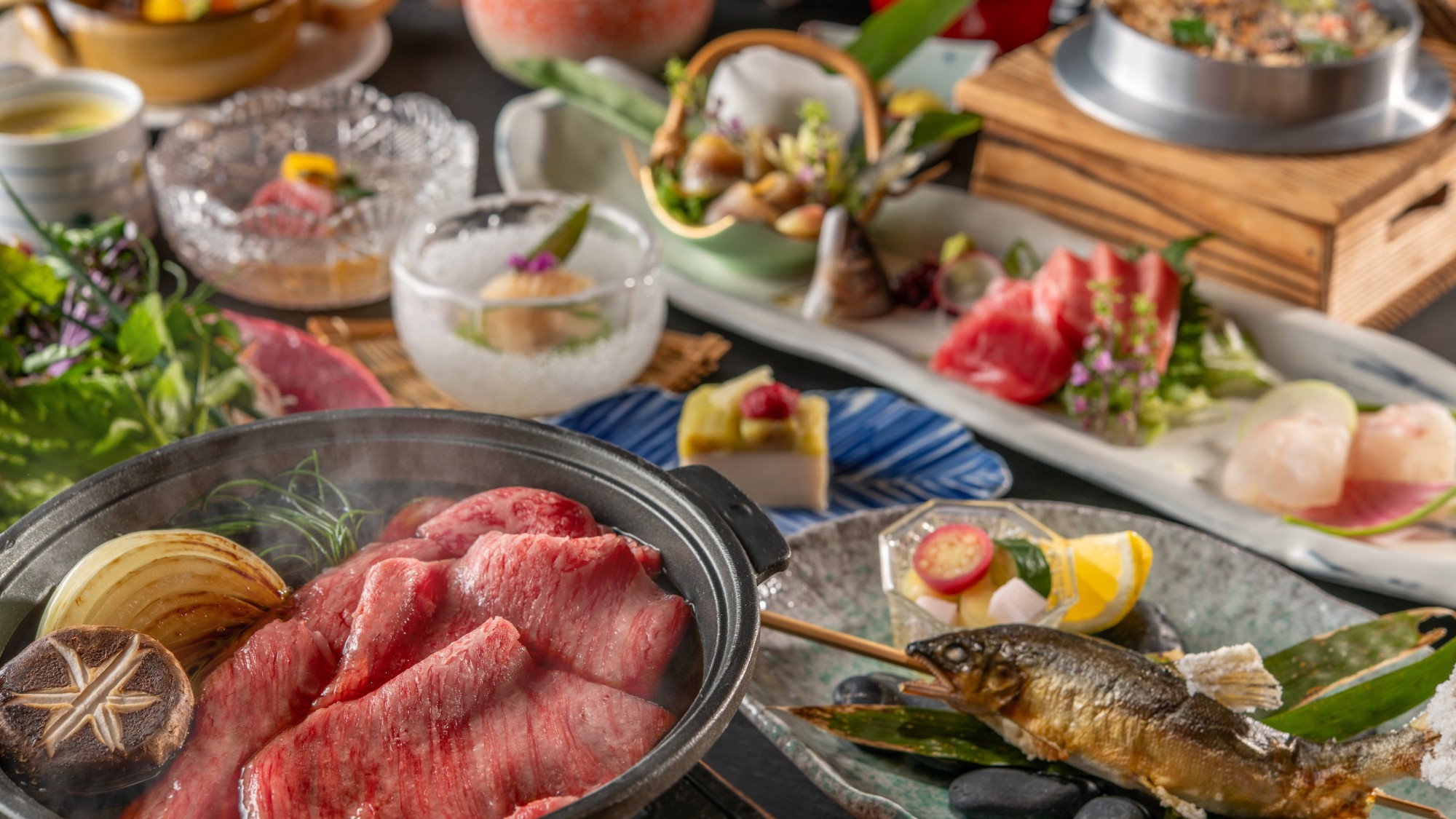【土地の恵み会席】夏(2025年6月〜8月)  