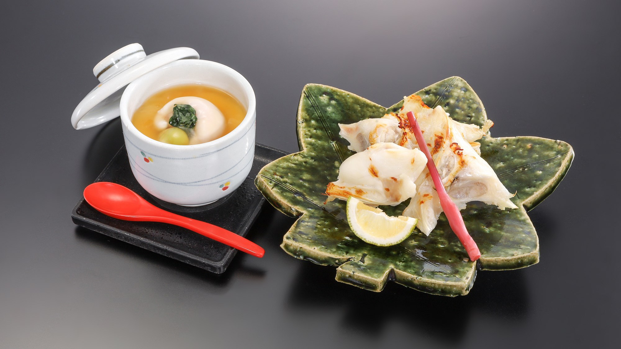 ふく白子茶碗蒸し