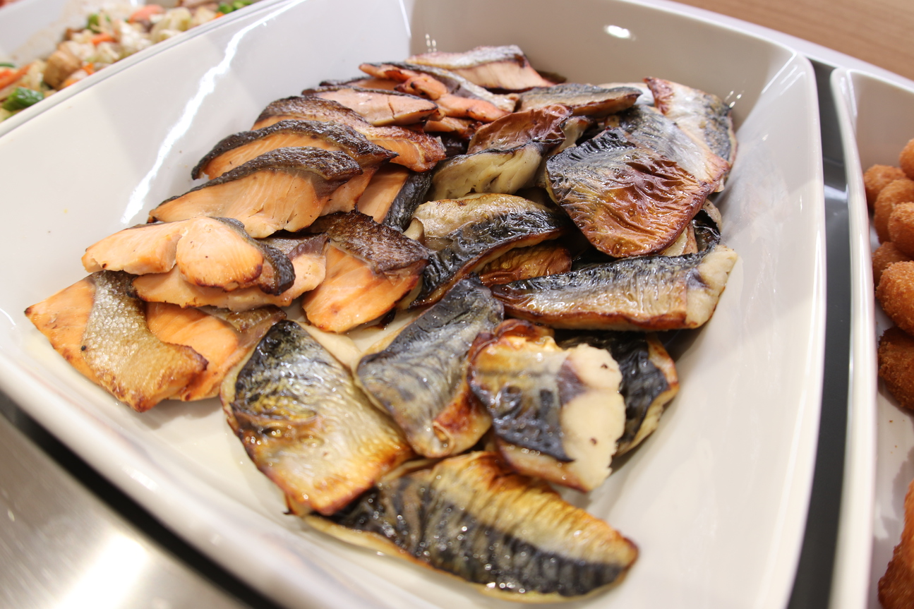 朝食一例焼き魚