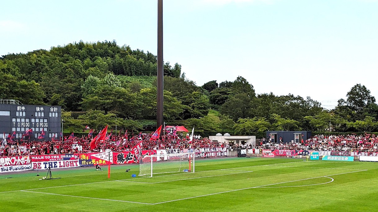 車で10分!! サッカーJ2「いわきFC」ホーム戦