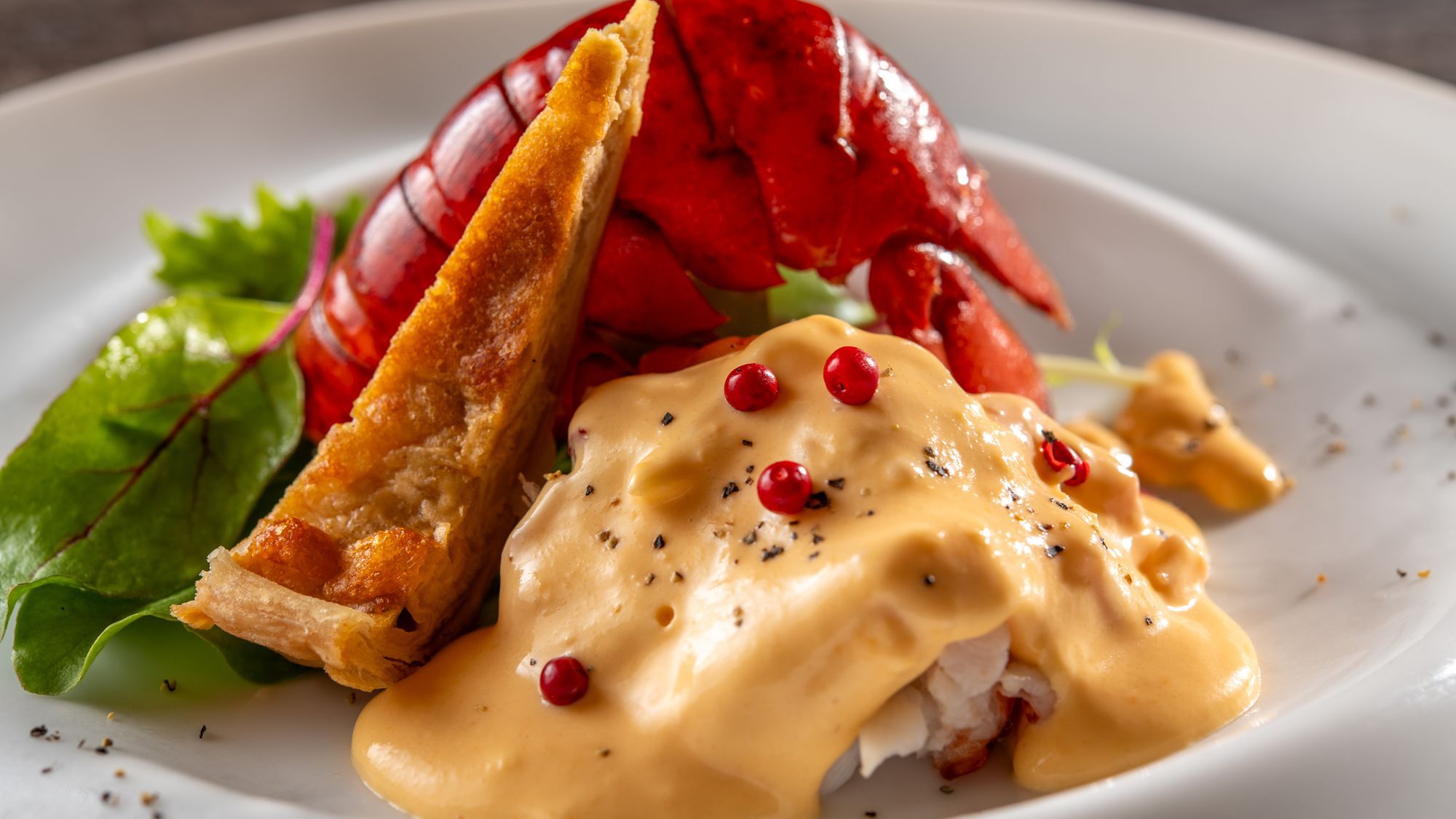 【特別会席】冬（2025年12月〜2026年2月）魚介料理ロブスターテールのソテー