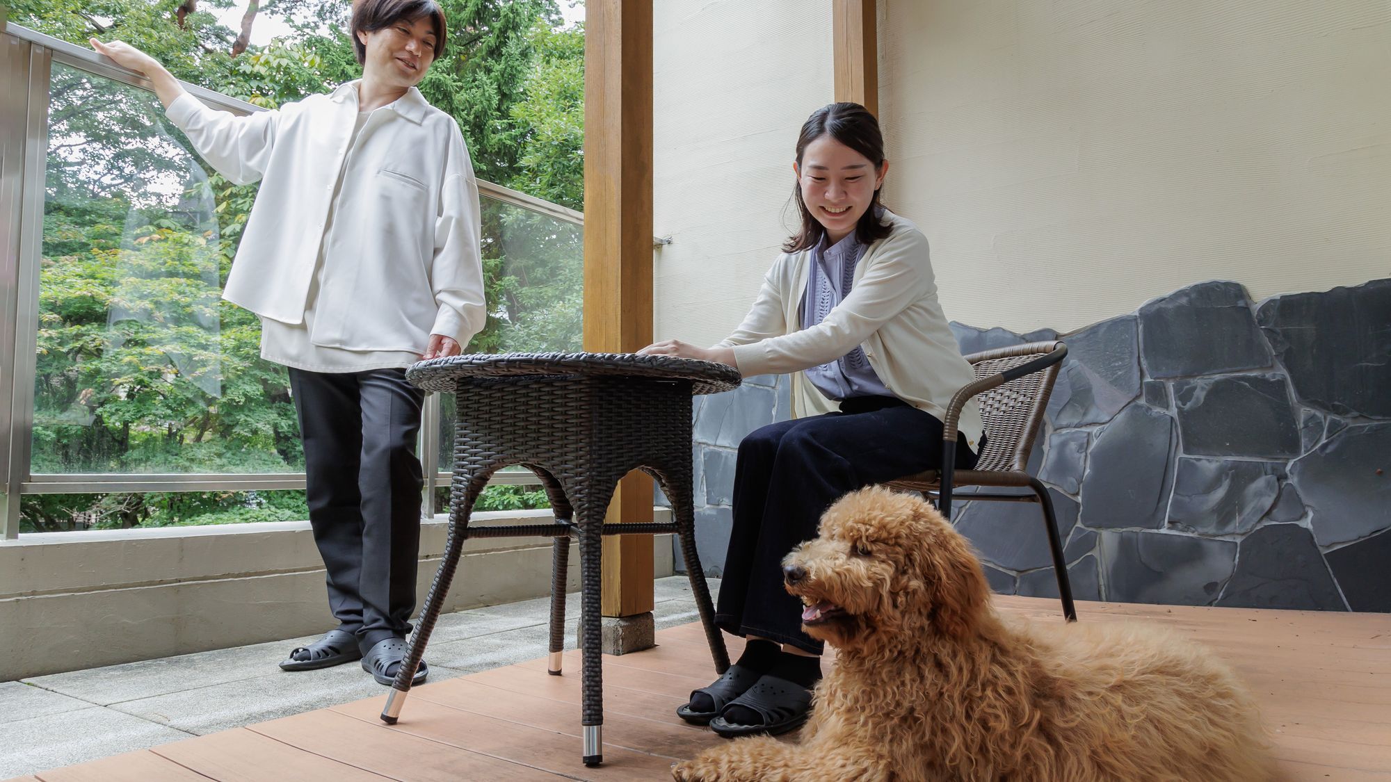 露天風呂付き特別和洋室ご利用イメージ