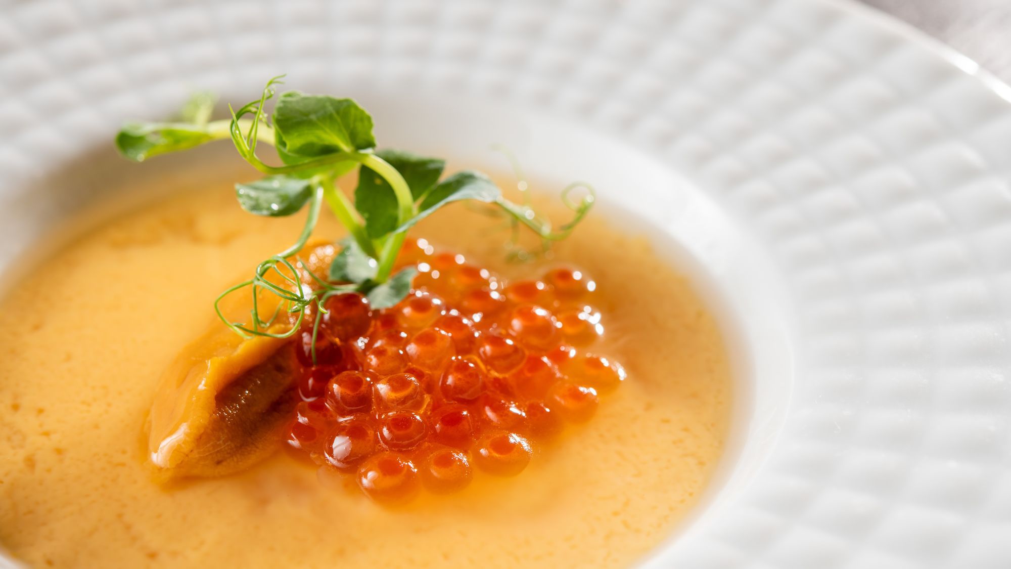 【特別会席】冬（2025年12月〜2026年2月）温料理いくらと雲丹のロワイヤル