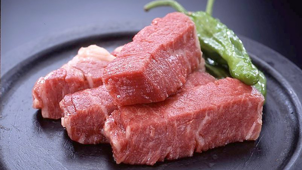 国産牛ステーキ一例