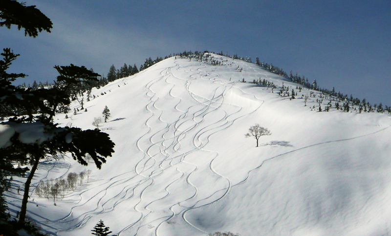 かぐらスキー場バックカントリー