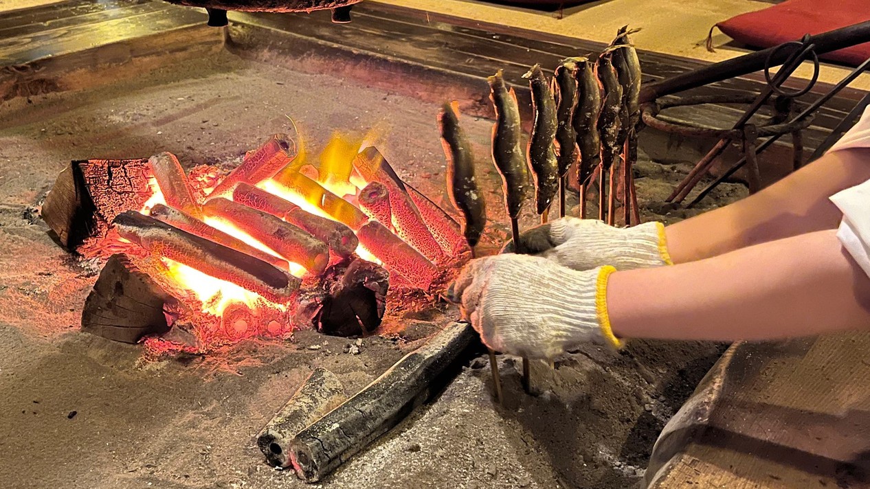 川魚の塩焼き