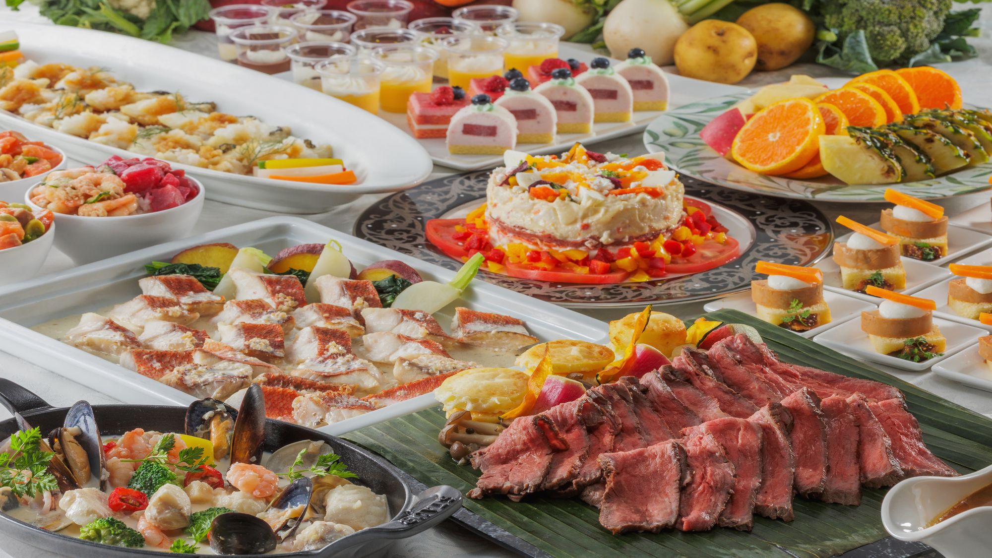 冬のリゾートブッフェ