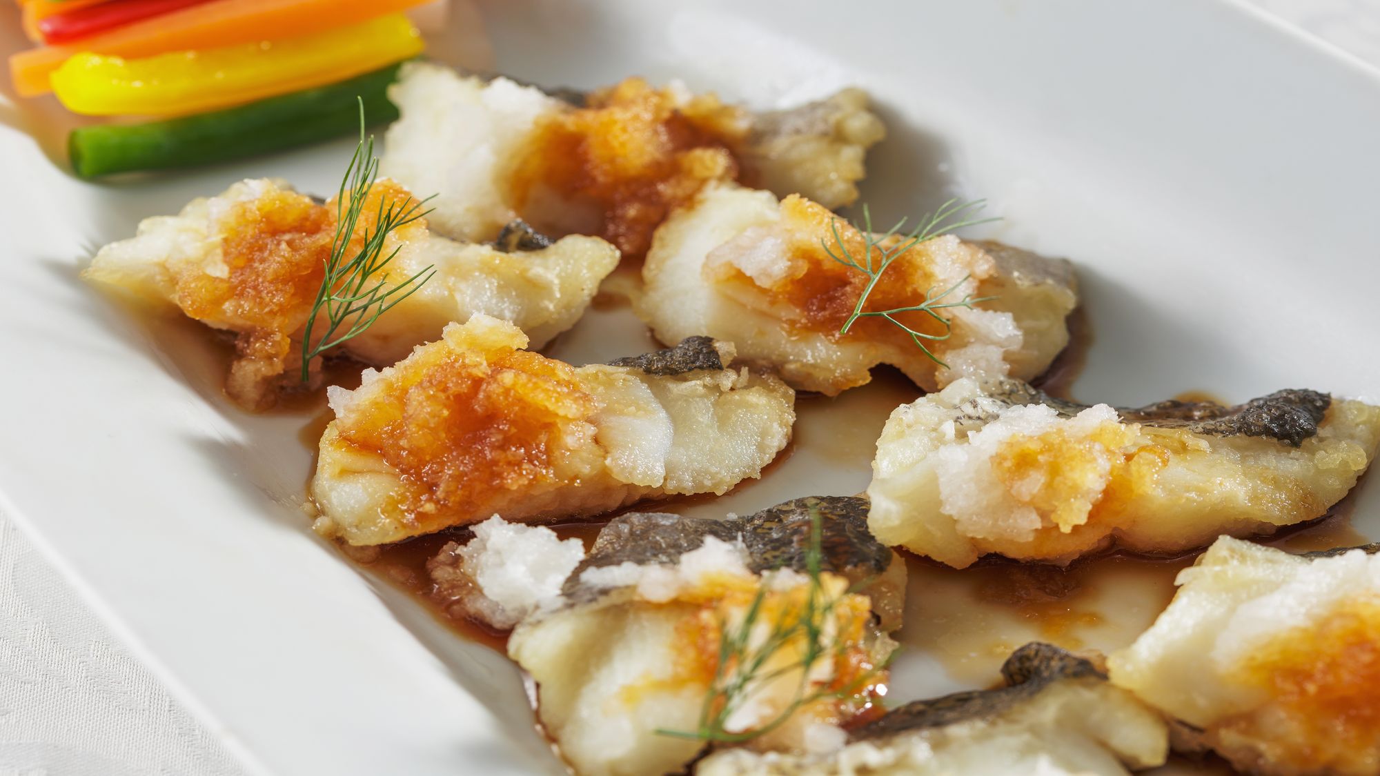 鱈のフリットおろしポン酢