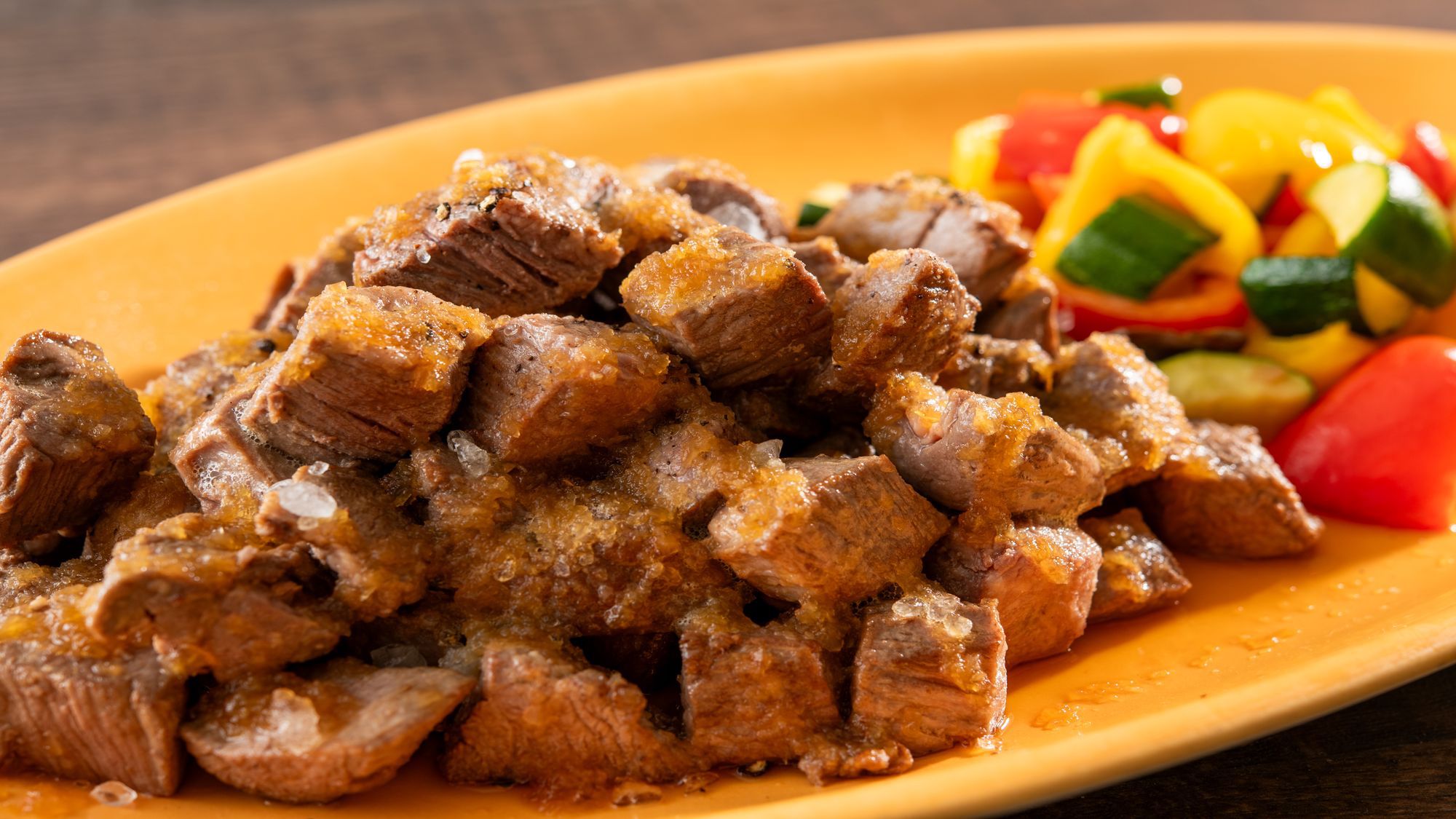 朝食バイキングイメージモーニングサイコロステーキ