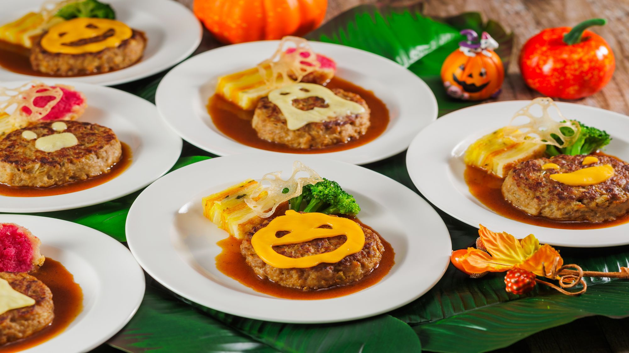 チーズハンバーグハロウィン特別仕様