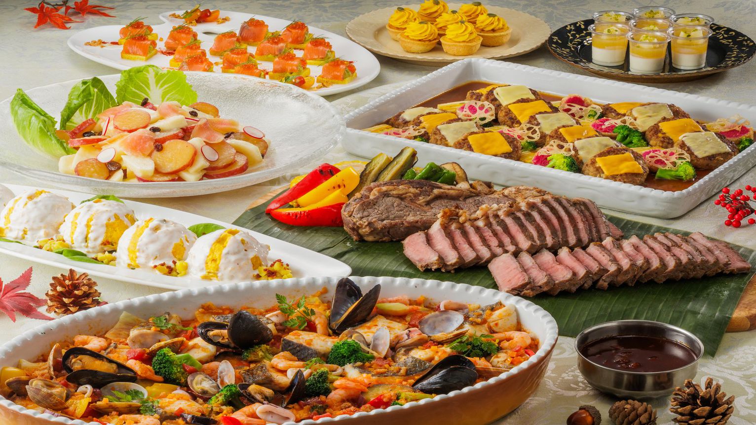 秋のリゾートブッフェ