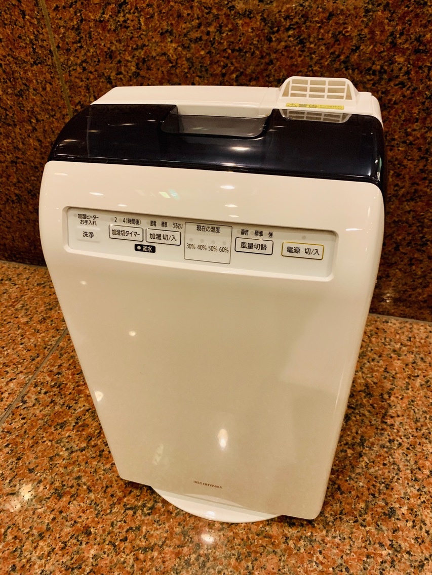 加湿空気清浄機。