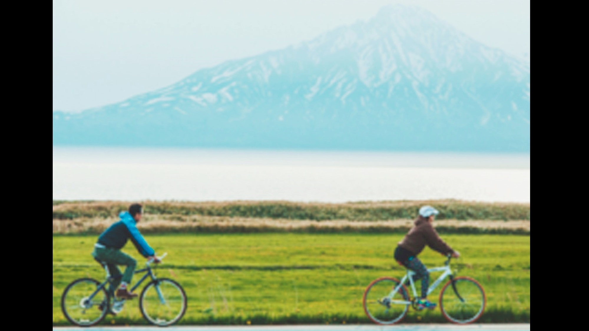 *周辺散策／大きくそびえる利尻山を眺めながらのサイクリングは最高！