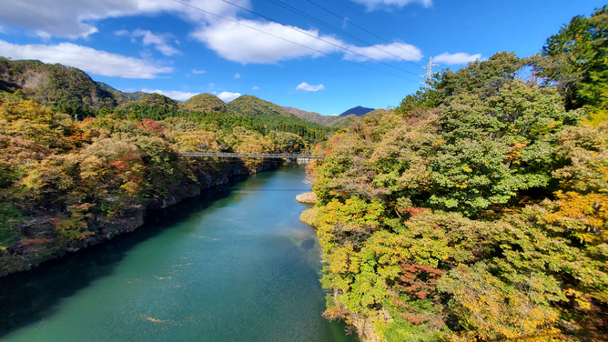 鬼怒川景色一例