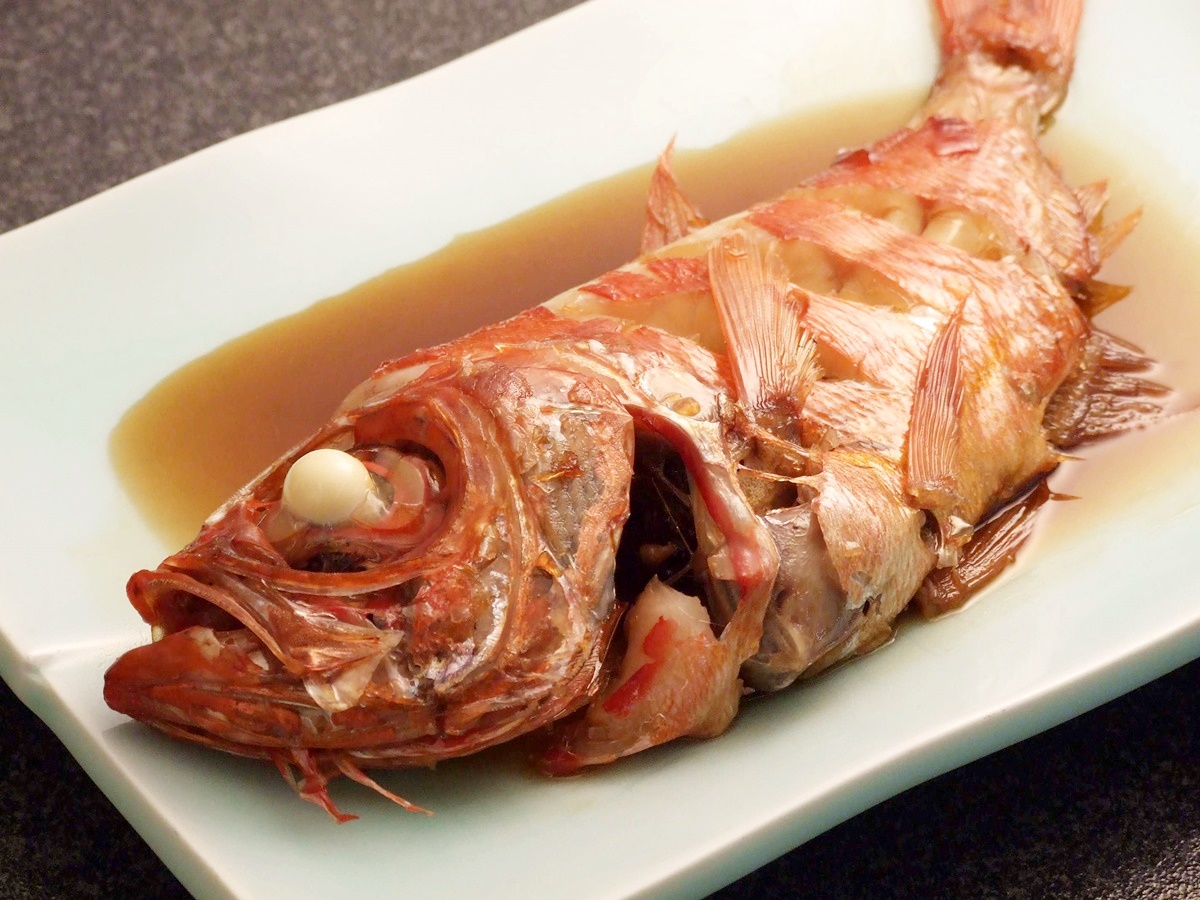 別注料理：金目鯛の煮付け