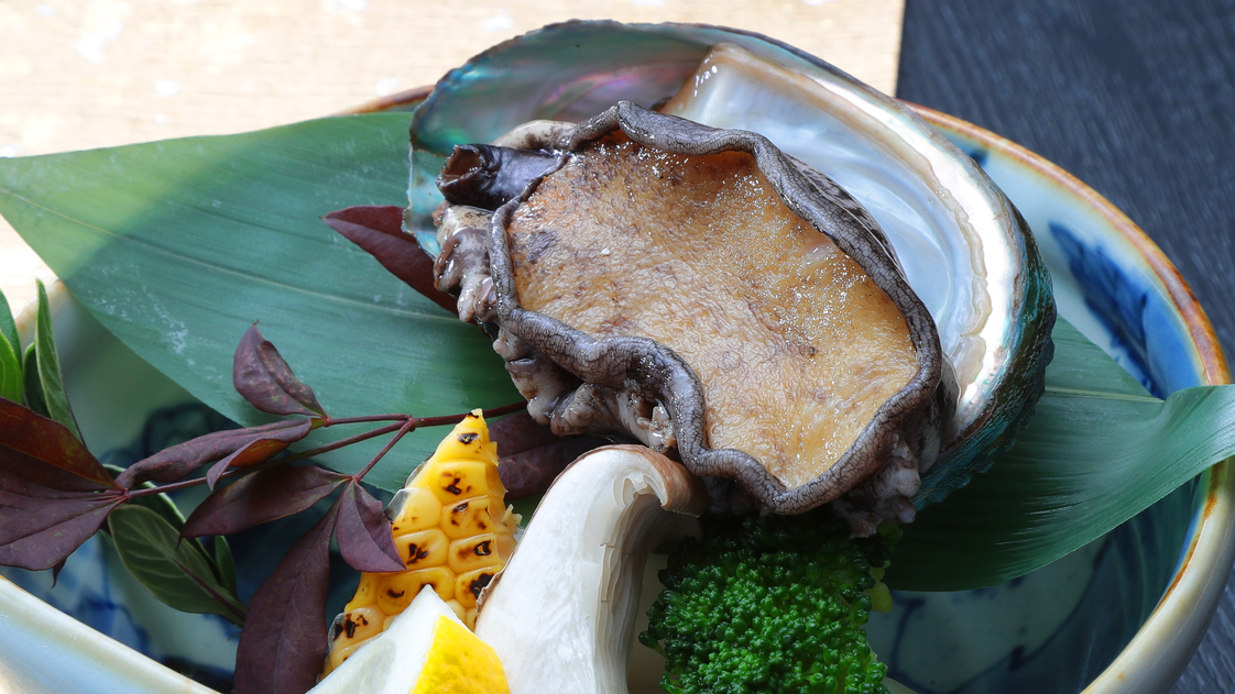 アワビ陶板蒸し焼き イメージ