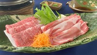 【秋のわっしょいお肉祭り】＜白金豚×岩手県産牛＞しゃぶしゃぶ食べ比べと秋の味覚！南部曲がり家会席