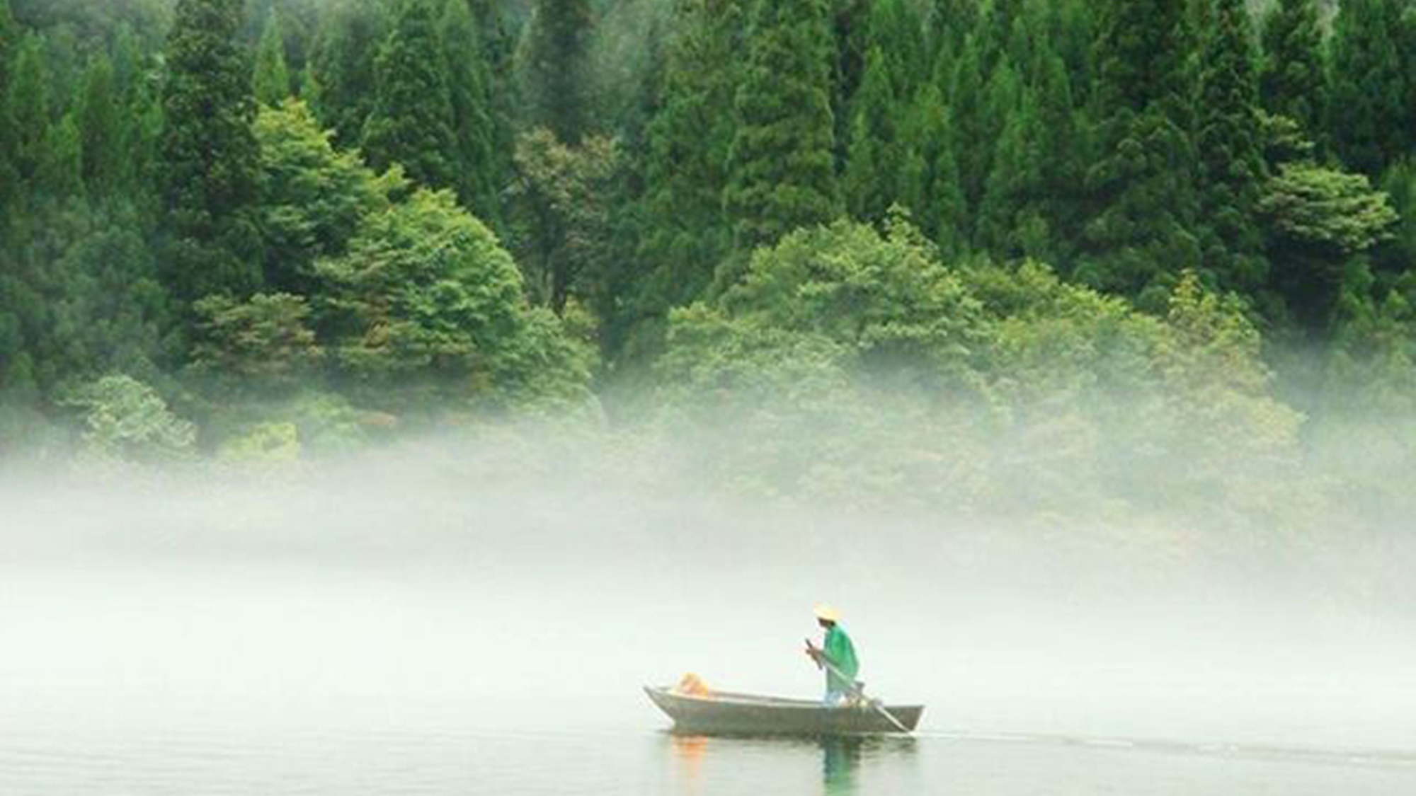 *【霧幻峡】只見川にかかる川霧は、本当に幻想的。当館からの眺めは絶景です！