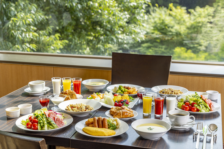 朝食ビュッフェ