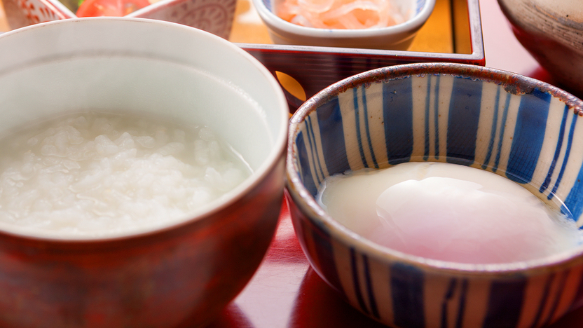 【宇奈月温泉玉子】温泉の朝食と言えば温泉卵。出汁の味わいと共にご賞味ください。