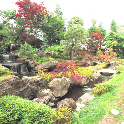 季節を感じる日本庭園の眺め
